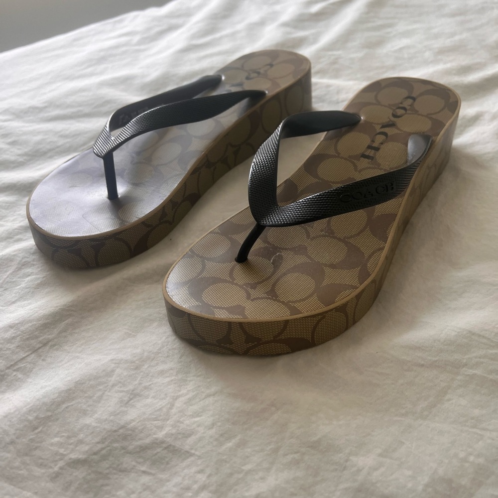 Coach Brown Sandals Casual Comfort